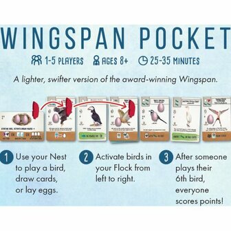 Wingspan Pocket &ndash; Bordspel &ndash; Stonemaier Games