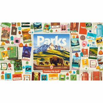 PARKS (2nd Edition) &ndash; Familiebordspel &ndash; Keymaster Games