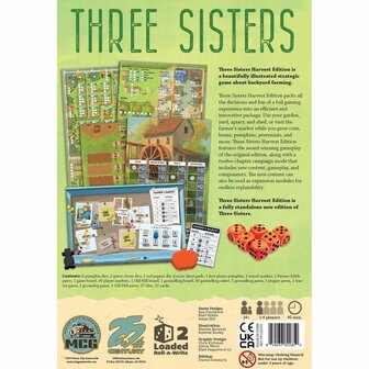Three Sisters: Harvest Edition &ndash; Roll-and-write bordspel &ndash; 25th Century Games