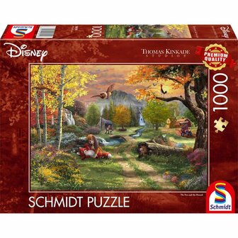 Disney: Frank en Frey (1000) &ndash; Legpuzzel &ndash; Schmidt Spiele