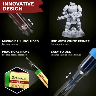 Speedpaint 2.0 Marker - Golden Armour &ndash; Metallic miniatuurverfmarker &ndash; The Army Painter