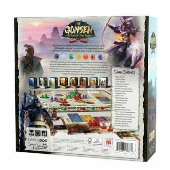 Gunsen: The Battle for Toshi Ranbo &ndash; Gebiedscontrolebordspel &ndash; Office Dog