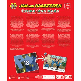 Jan van Haasteren Kerst Advent Kalender 2026 &ndash; Puzzeladventskalender &ndash; Jumbo