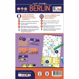 Next Station: Berlin &ndash; Flip-and-write-spel &ndash; Blue Orange