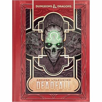 Dungeons &amp; Dragons: Arcana Unleashed: Deadfall Alt Cover &ndash; RPG-avonturenboek &ndash; Wizards of the Coast