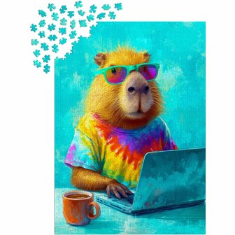 Cool Capybara (1000) &ndash; Legpuzzel &ndash; Enjoy
