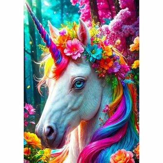 Floral Unicorn (1000) &ndash; Legpuzzel &ndash; Enjoy