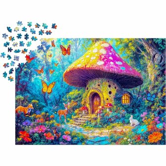 Mushroom Cottage (1000) &ndash; Legpuzzel &ndash; Enjoy