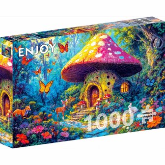 Mushroom Cottage (1000) &ndash; Legpuzzel &ndash; Enjoy