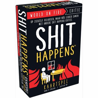 Shit Happens &ndash; The World&rsquo;s on Fire Edition 18+ &ndash; Kaartspel &ndash; Goliath