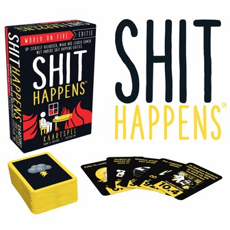 Shit Happens &ndash; The World&rsquo;s on Fire Edition 18+ &ndash; Kaartspel &ndash; Goliath