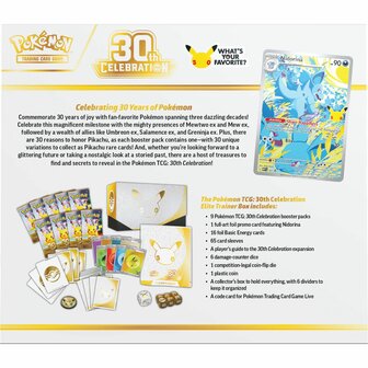 30th Celebration &ndash; Elite Trainer Box &ndash; Pok&eacute;mon
