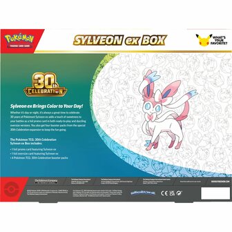 30th Celebration - Sylveon ex Box &ndash; Collection Box &ndash; Pok&eacute;mon