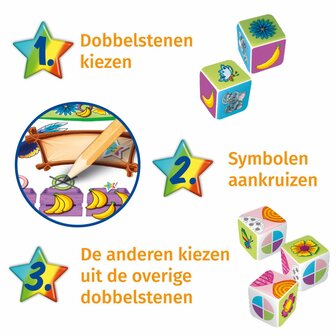 Clever Junior: Junglefeest &ndash; Dobbelspel &ndash; 999 Games