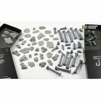 Mediterranean Temple Basing Box &ndash; Basing Set &ndash; GamersGrass