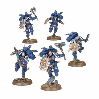Warhammer 40,000 Space Marines: Vanguard Veteran Squad with Jump Packs &ndash; Miniatuurset &ndash; Games Workshop
