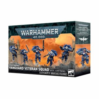 Warhammer 40,000 Space Marines: Vanguard Veteran Squad with Jump Packs &ndash; Miniatuurset &ndash; Games Workshop