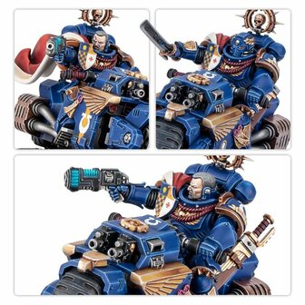 Warhammer 40,000 Space Marines: Captain on Bike &ndash; Karakterminiatuur &ndash; Games Workshop