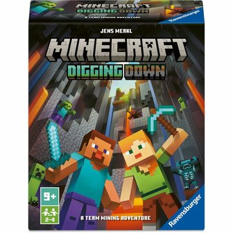 Minecraft: Digging Down &ndash; Co&ouml;peratief kaartspel &ndash; Ravensburger