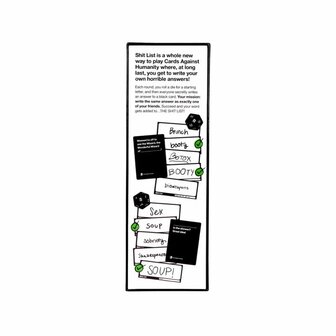 Cards Against Humanity: Shit List &ndash; Partykaartspel &ndash; Cards Against Humanity