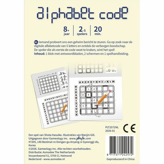 Alphabet Code &ndash; Deductiespel &ndash; Playte