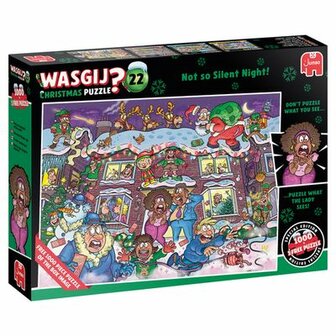 Wasgij Christmas 22 &ndash; Niet zo'n stille nacht! &ndash; Legpuzzelset 2x1000 &ndash; Jumbo
