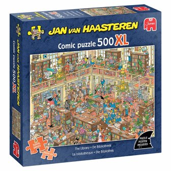 Jan van Haasteren &ndash; De Bibliotheek &ndash; Legpuzzel 500 XL stukjes &ndash; Jumbo