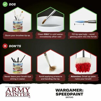 Wargamer Brush: Speedpaint &ndash; Miniatuurpenseel &ndash; The Army Painter