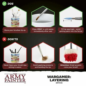 Wargamer Brush: Layering &ndash; Laagjespenseel &ndash; The Army Painter