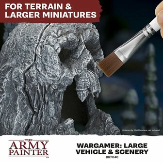 Wargamer Brush: Large Vehicle &amp; Scenery &ndash; Terrein- en voertuigpenseel &ndash; The Army Painter