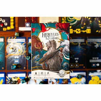 Hercules And The 12 Labours &ndash; Solo kaart- en dobbelspel &ndash; Envy Born Games