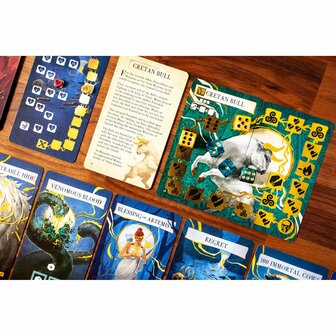 Hercules And The 12 Labours &ndash; Solo kaart- en dobbelspel &ndash; Envy Born Games