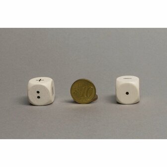 Reken Dobbelsteen Operators D6 (18 mm) &ndash; (1 STUK) Rekentekendobbelsteen &ndash; Spielematerial