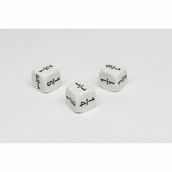 Reken Dobbelsteen Breuken D6 (15 mm) &ndash; (1 STUK) Breukendobbelsteen &ndash; Spielematerial
