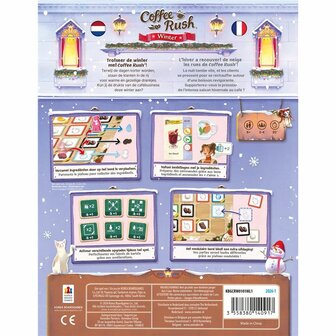 Coffee Rush: Winter (NL/FR) &ndash; Bordspel &ndash; Korea Board Games