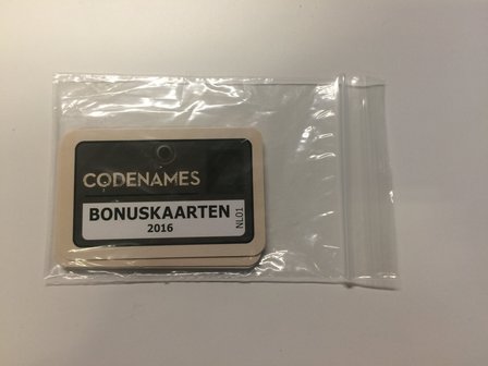 Promo Codenames: Bonus Set 2016 [NL]