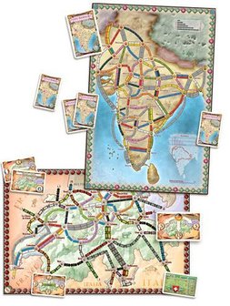 Ticket To Ride - Map Collection: India &amp; Zwitserland