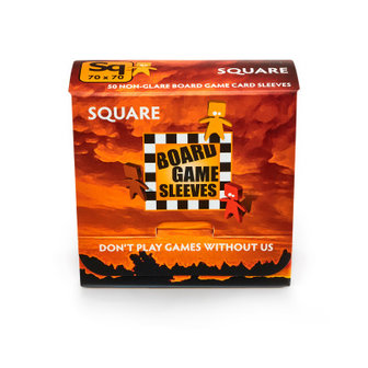Board Game Sleeves (Non-Glare): Square (69x69mm) - 50 stuks