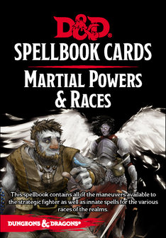 Dungeons &amp; Dragons: Spellbook Cards - Martial Powers &amp; Races