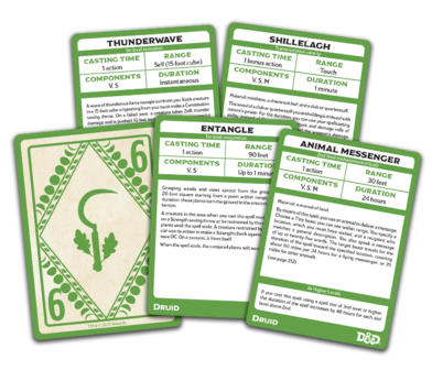 Dungeons & Dragons: Spellbook Cards - Druid