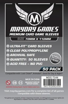 Mayday Card Sleeves (Premium): Magnum Ultra Fit (70x110mm) - 50 stuks