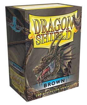 Dragon Shield Card Sleeves: Standard Brown (63x88mm) - 100 stuks
