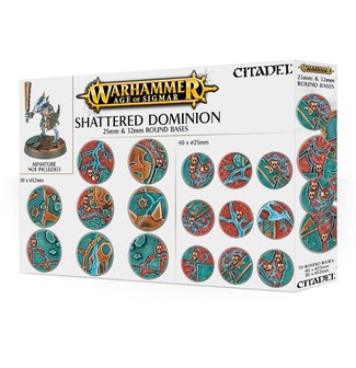Warhammer: Age of Sigmar - Shattered Dominion (25 & 32mm Round Bases - 70 stuks)
