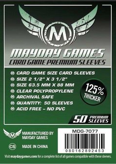 Mayday Card Sleeves (Premium): Card Sleeves (63,5x88mm) - 50 stuks