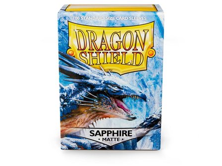 Dragon Shield Card Sleeves: Standard Matte Sapphire (63x88mm)