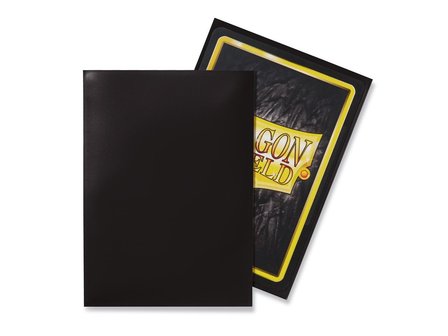 Dragon Shield Card Sleeves: Standard Black (63x88mm)
