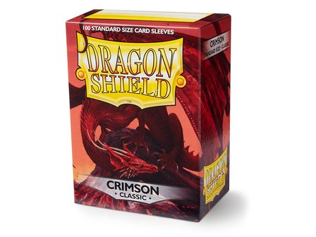 Dragon Shield Card Sleeves: Standard Crimson (63x88mm) 
