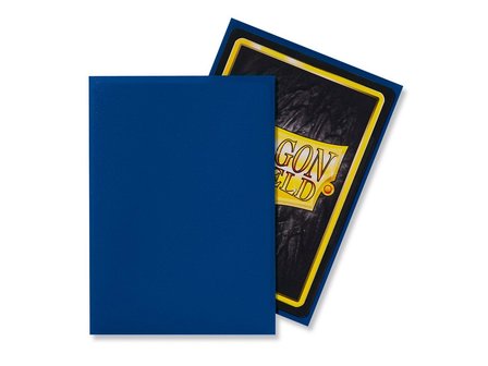 Dragon Shield Card Sleeves: Standard Matte Blue (63x88mm)