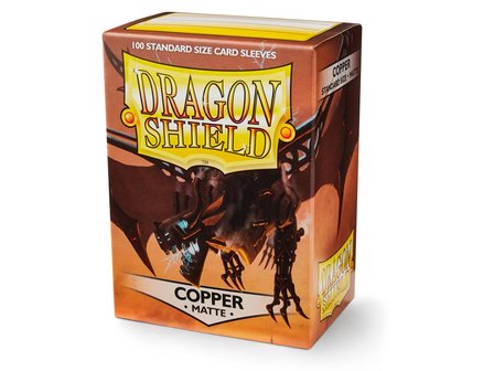 Dragon Shield Card Sleeves: Standard Matte Copper (63x88mm)