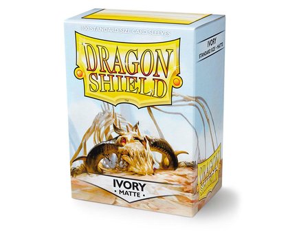 Dragon Shield Card Sleeves: Standard Matte Ivory (63x88mm)